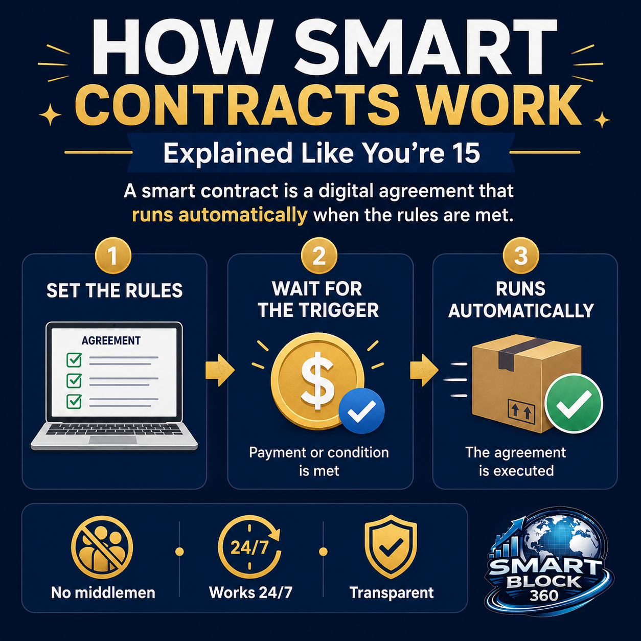 How Smart Contracts Work — Explained Like You’re 15