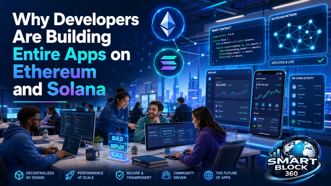 Why Developers Are Building Entire Apps on Ethereum and Solana
