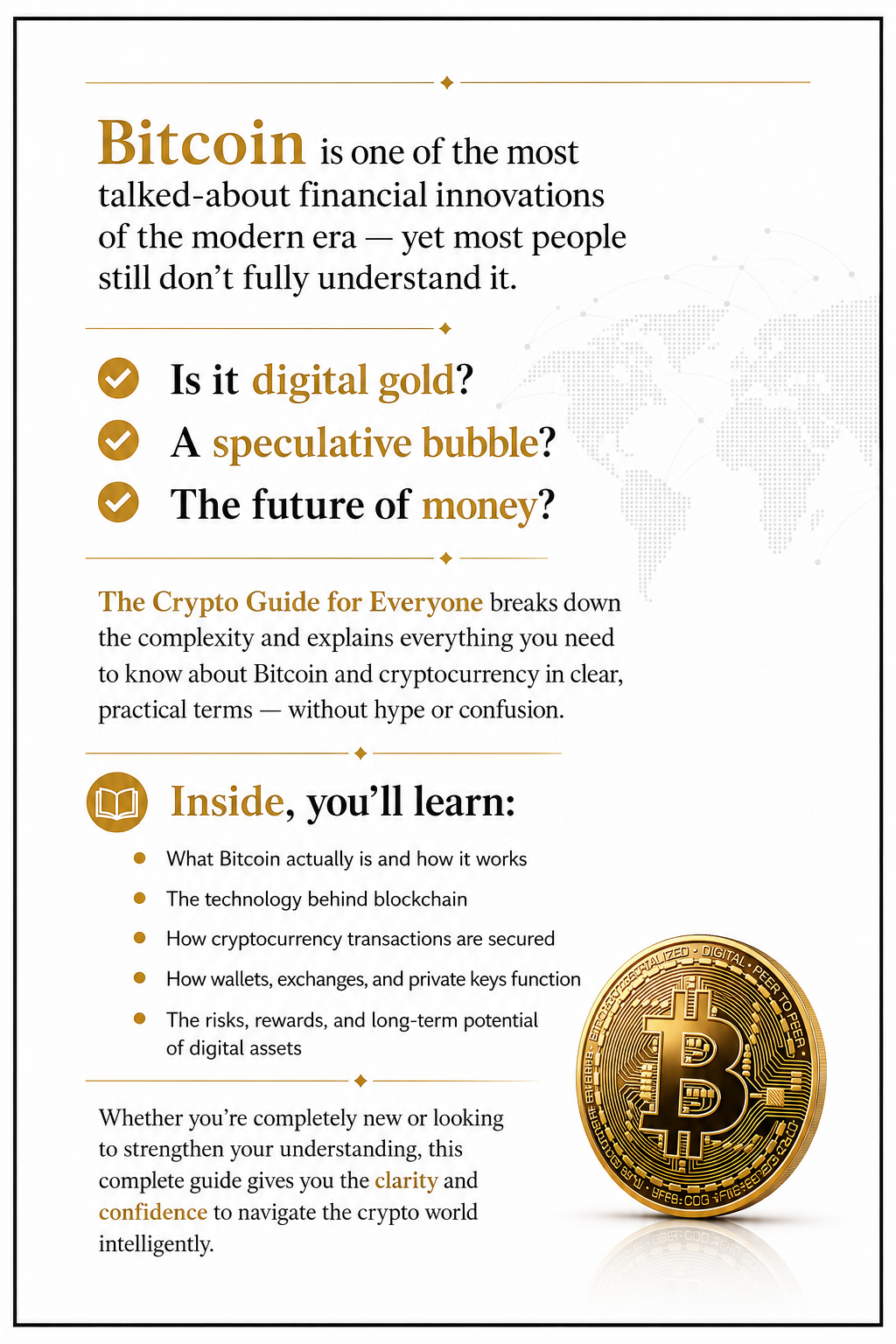 The Crypto Guide for Everyone – Everything You Need to Know About Bitcoin and Cryptocurrency (eBook)