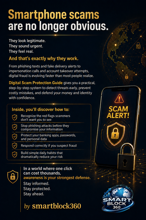 Digital Scam Protection Guide by SMART BLOCK 360 (ebook)